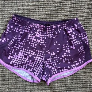 Nike Women's Athletic Shorts - Purple and Pink